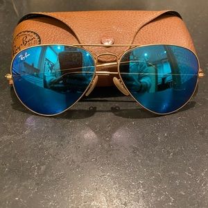 Ray-Ban mirrored glasses